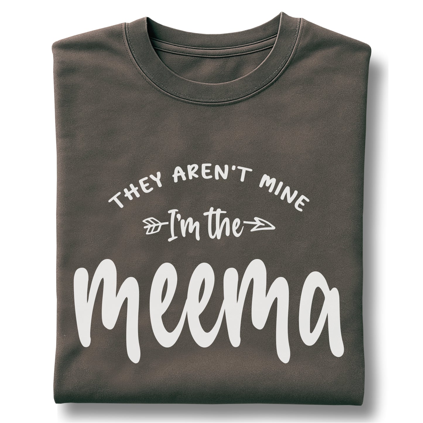 They Aren't Mine I'm The Meema customizable Unisex garment-dyed heavyweight t-shirt