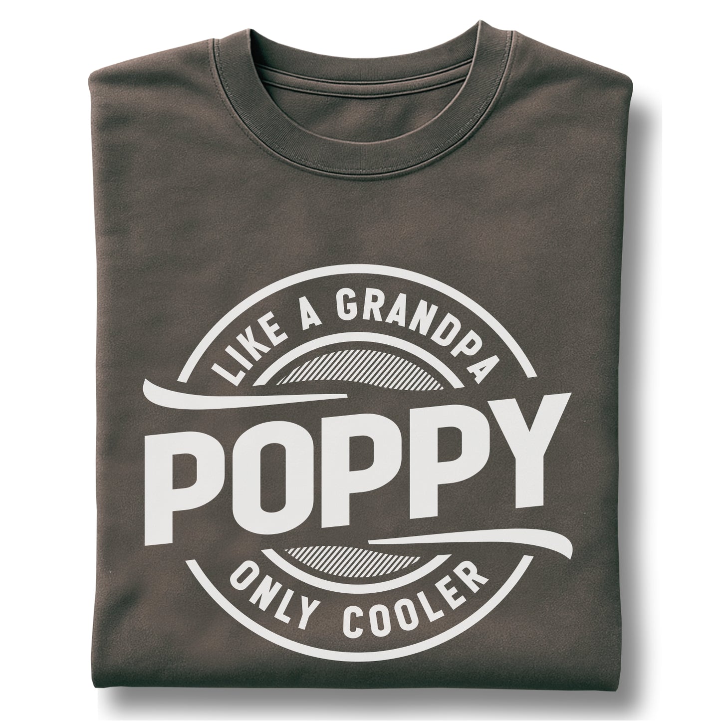 Like a Grandpa, Poppy Only Cooler - Customizable Unisex garment-dyed heavyweight t-shirt