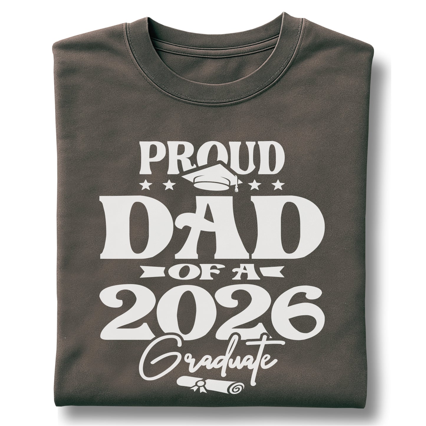 Proud Dad of a 2026 Graduate – Personalized Unisex garment-dyed heavyweight t-shirt