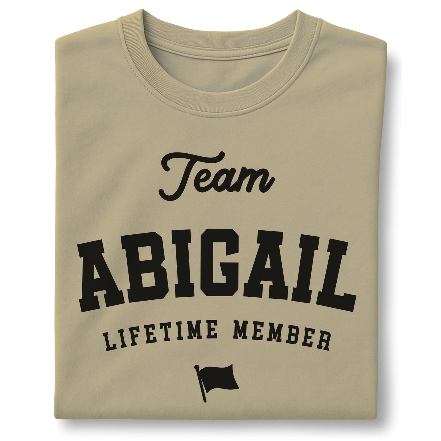 Team Abigail Lifetime Member Customizable Unisex garment-dyed heavyweight t-shirt