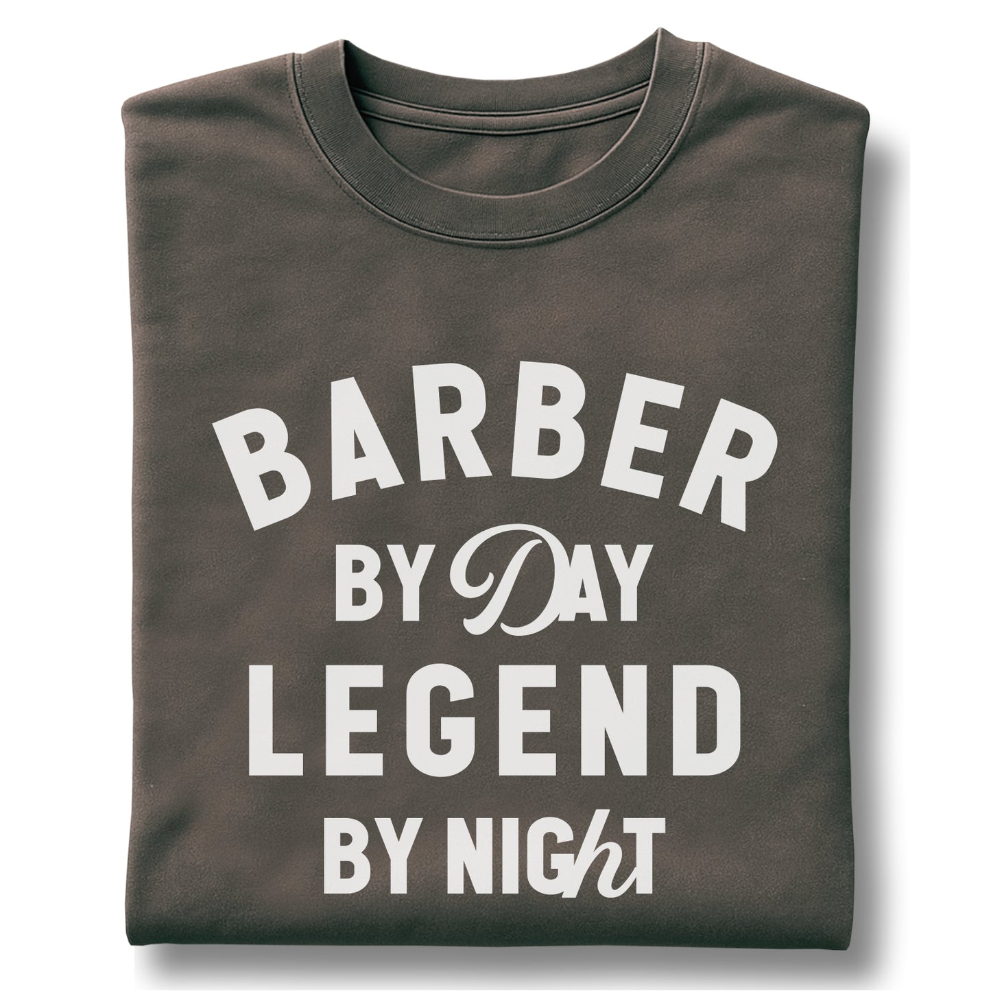 Barber By Day Legend By Night – Customizable unisex garment-dyed heavyweight t-shirt