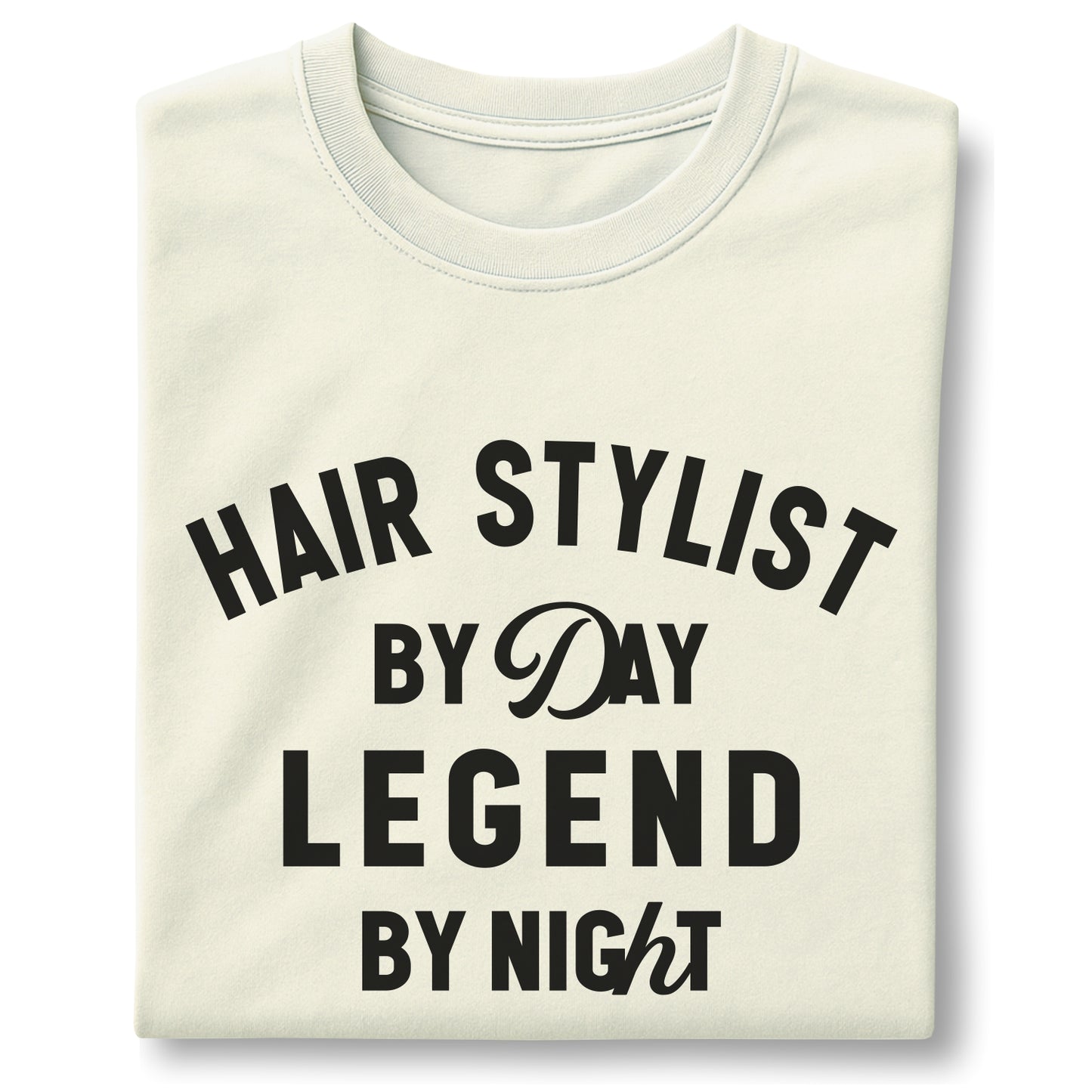 Hair Stylist by Day Legend by Night – Customizable unisex garment-dyed heavyweight t-shirt