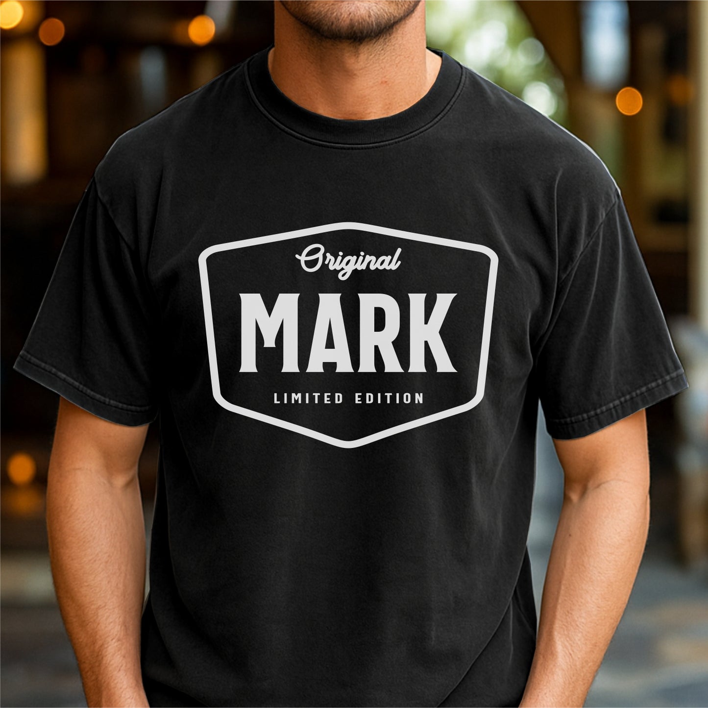 Original Mark Limited Edition Customizable Unisex garment-dyed heavyweight t-shirt
