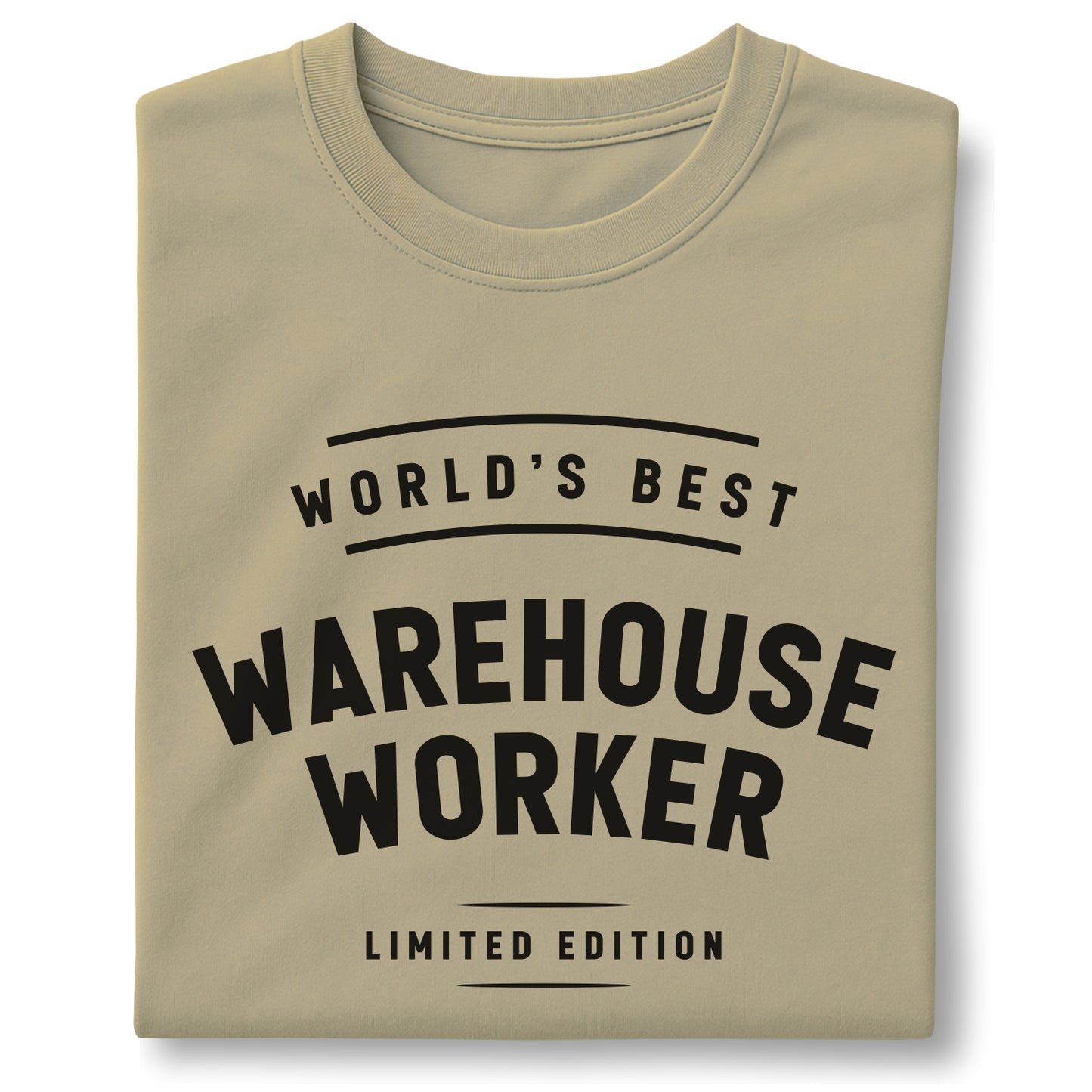 World's Best Warehouse Worker - Customizable unisex garment-dyed heavyweight t-shirt