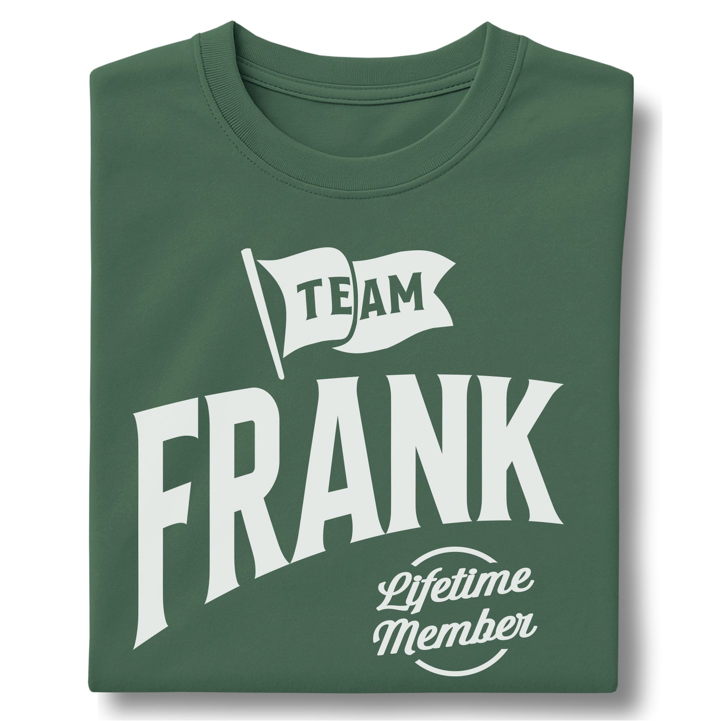 Team Frank Lifetime Member Customizable Unisex garment-dyed heavyweight t-shirt