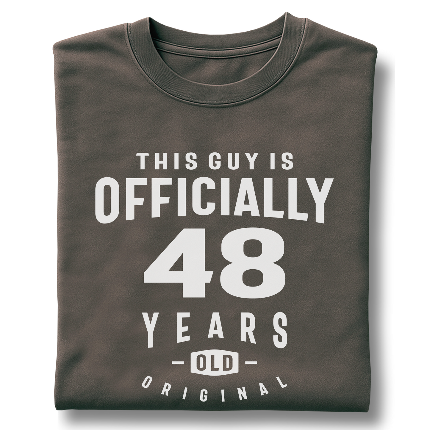 This Guy is Officially 48 Years Old - Customizable unisex garment-dyed heavyweight t-shirt