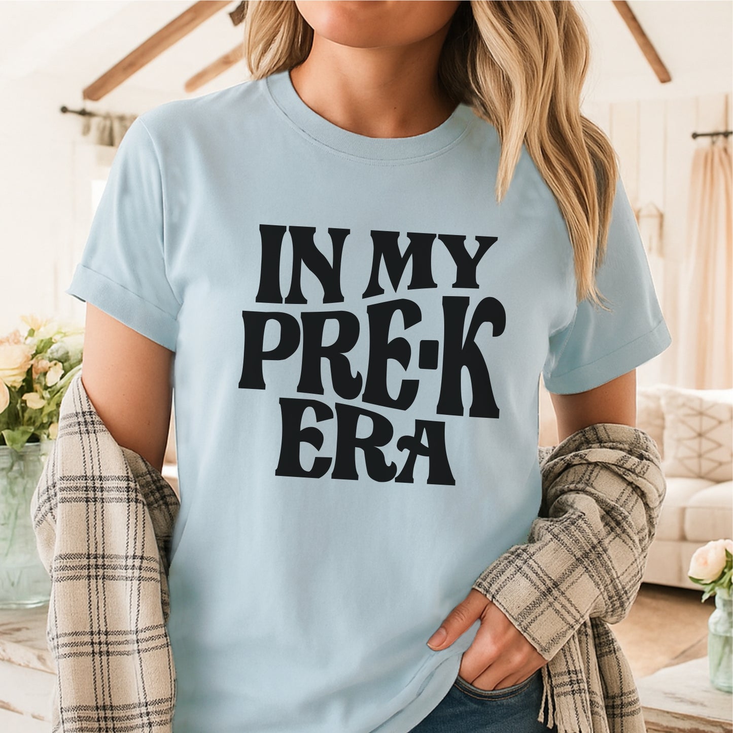 In My Pre-K Era - Customizable Unisex garment-dyed heavyweight t-shirt