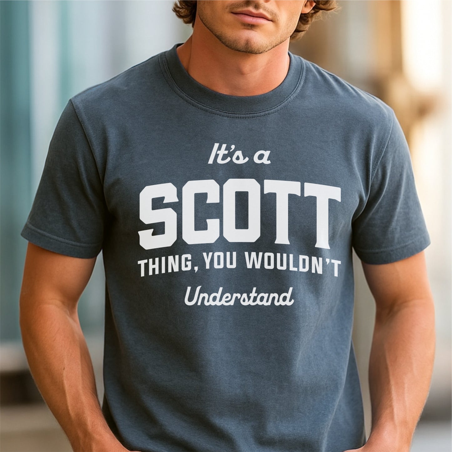 It’s a Scott Thing You Wouldn’t Understand Unisex garment-dyed heavyweight t-shirt