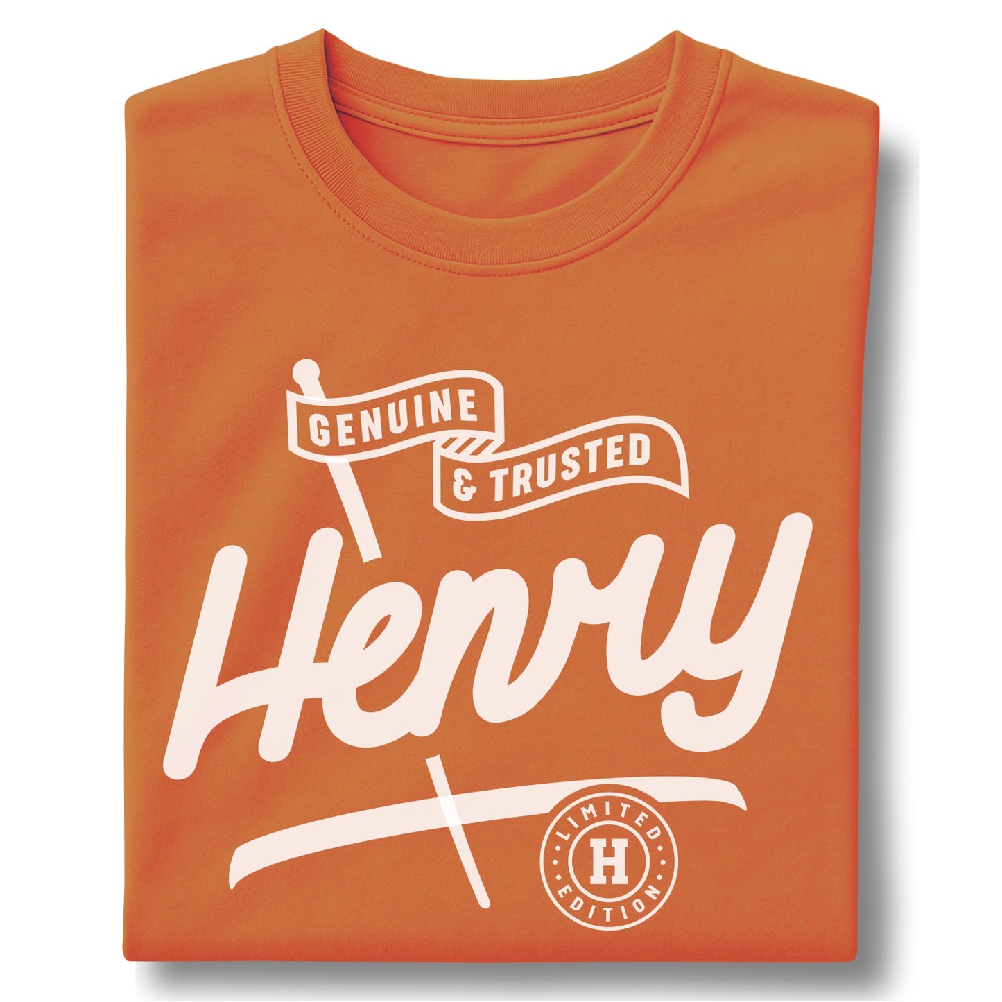 Henry - Genuine and Trusted Customizable Unisex garment-dyed heavyweight t-shirt