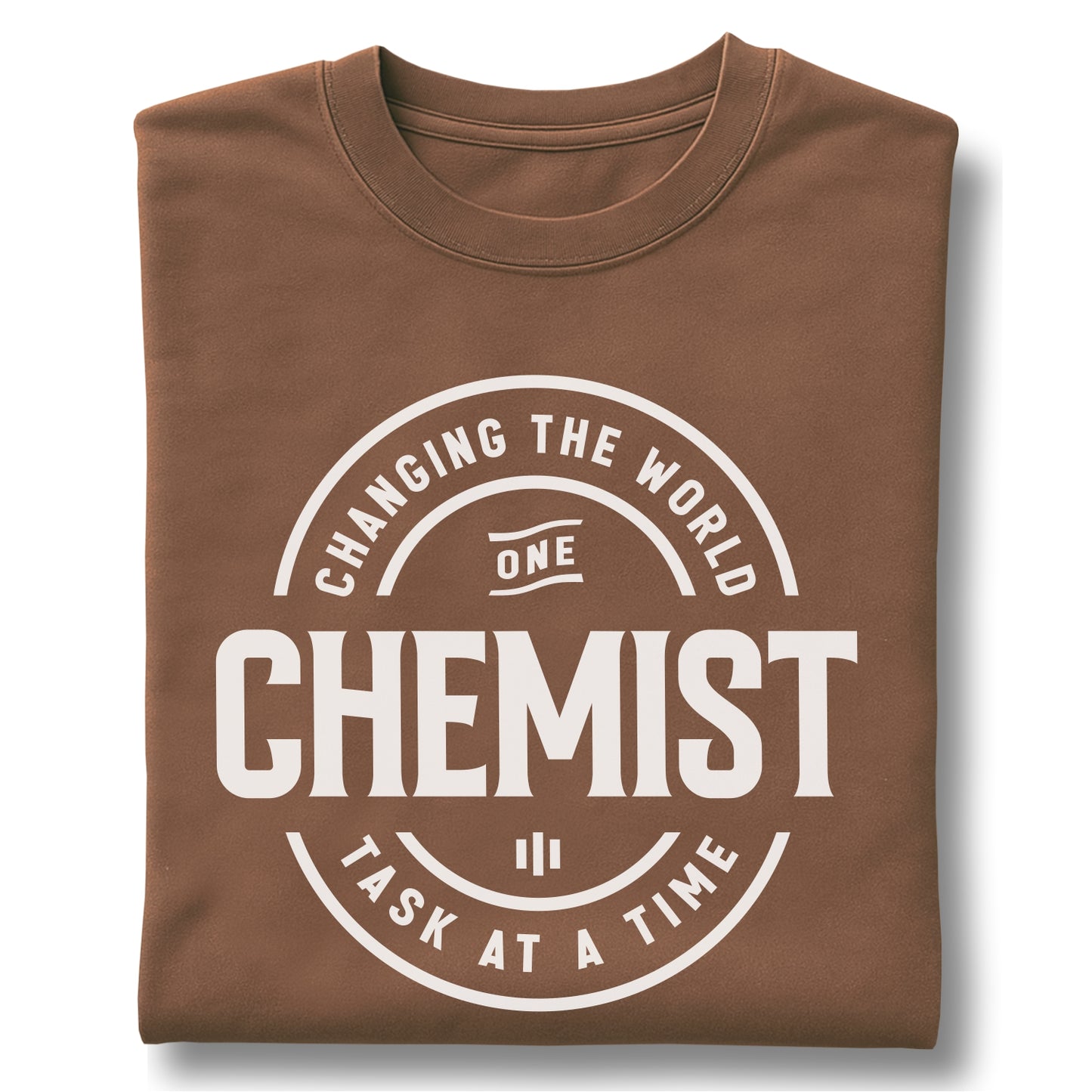 Changing the World One Chemist Task at a Time - Customizable unisex garment-dyed heavyweight t-shirt