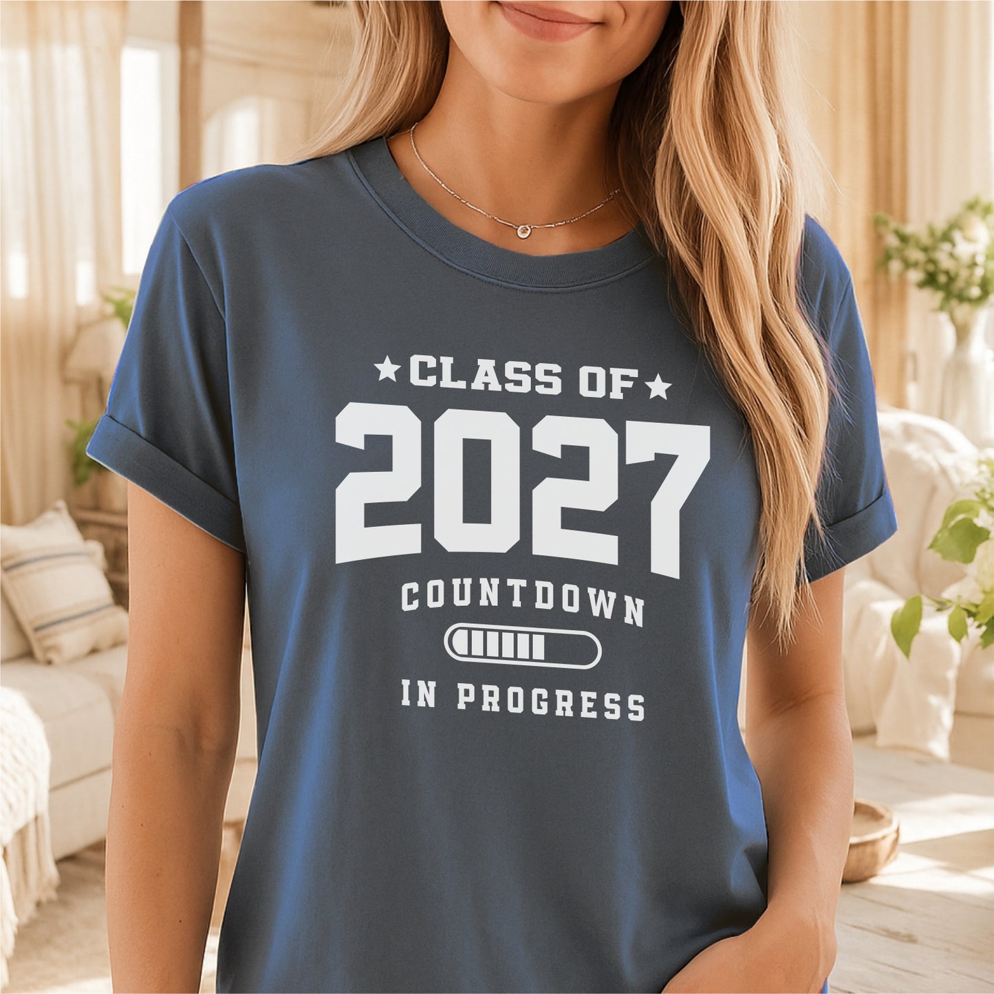 Class Of 2027 Graduation – Customizable Unisex garment-dyed heavyweight t-shirt