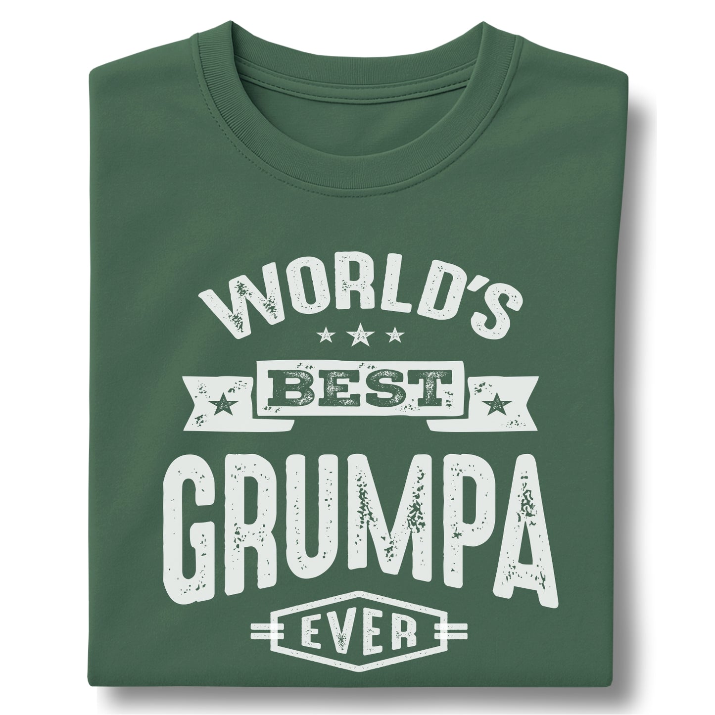 World’s Best Grumpa Ever - Customizable Unisex garment-dyed heavyweight t-shirt