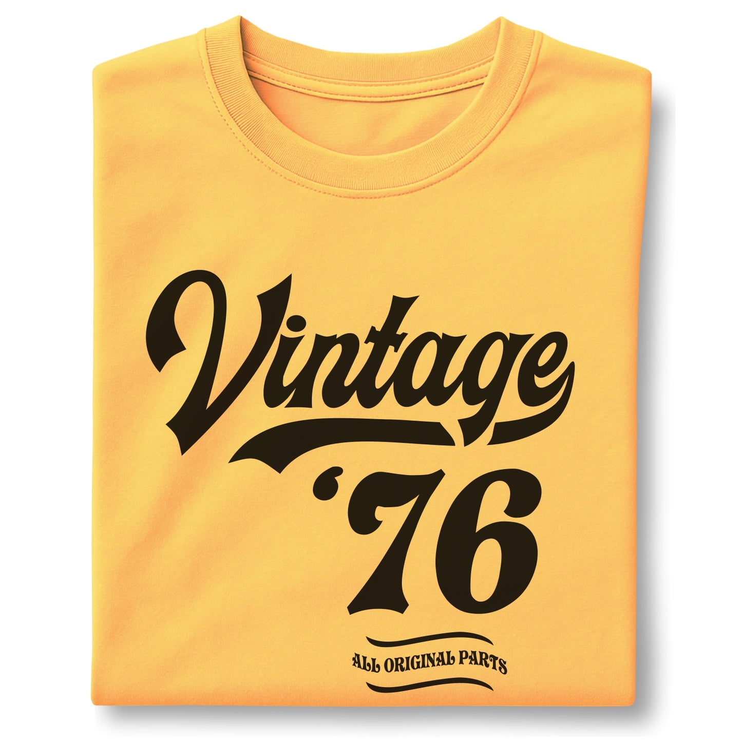 Vintage 1976 All Original Parts - Customizable Unisex garment-dyed heavyweight t-shirt