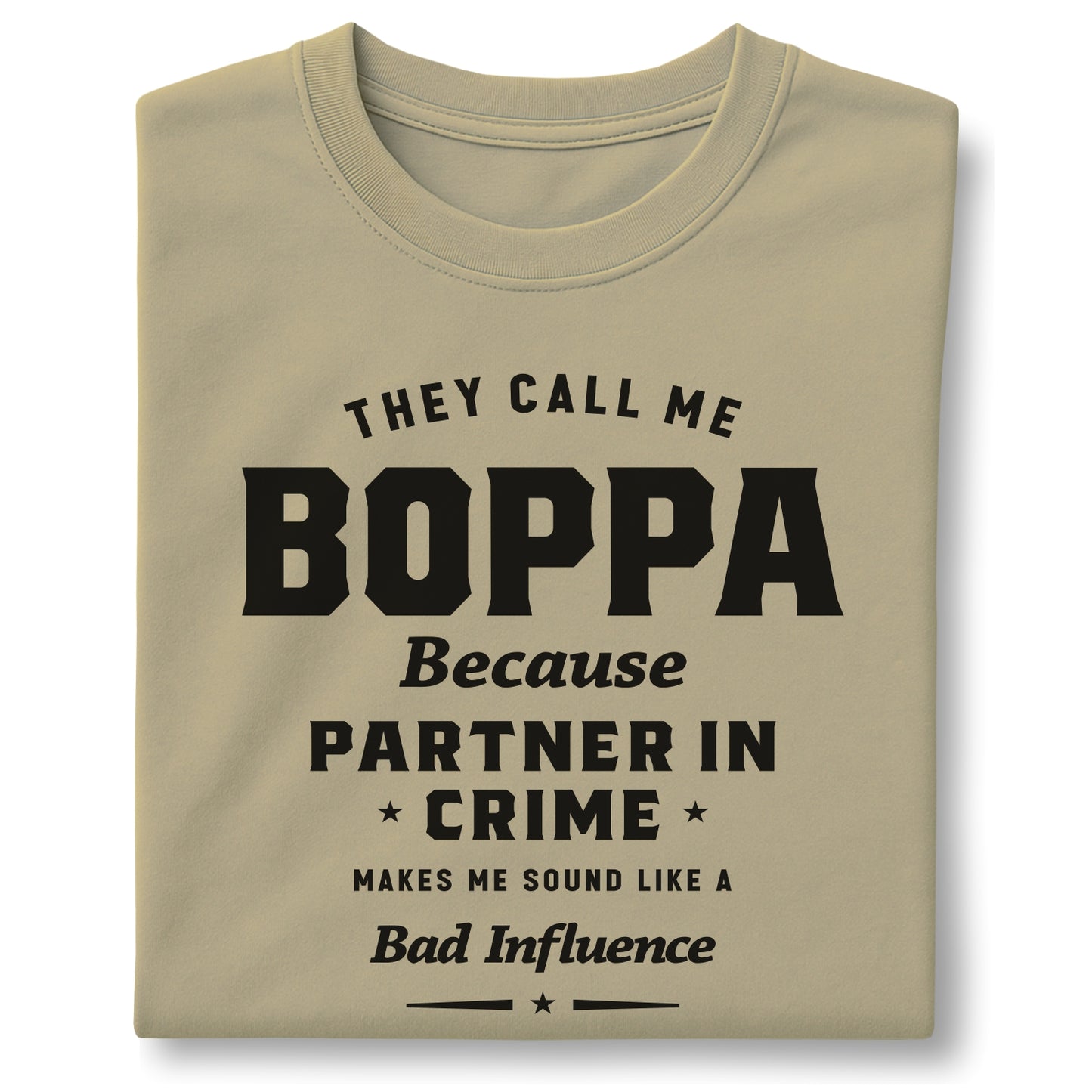 They Call Me Boppa – Customizable Unisex garment-dyed heavyweight t-shirt