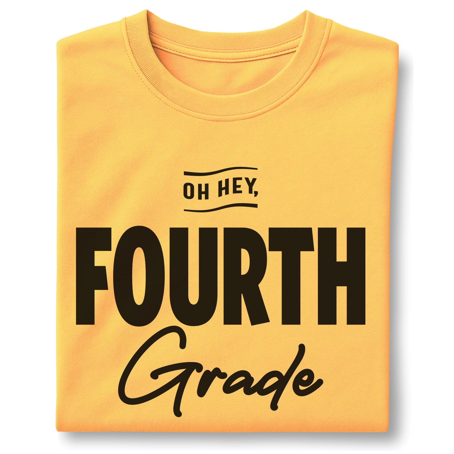 Oh Hey, Fourth Grade - Customizable Unisex garment-dyed heavyweight t-shirt