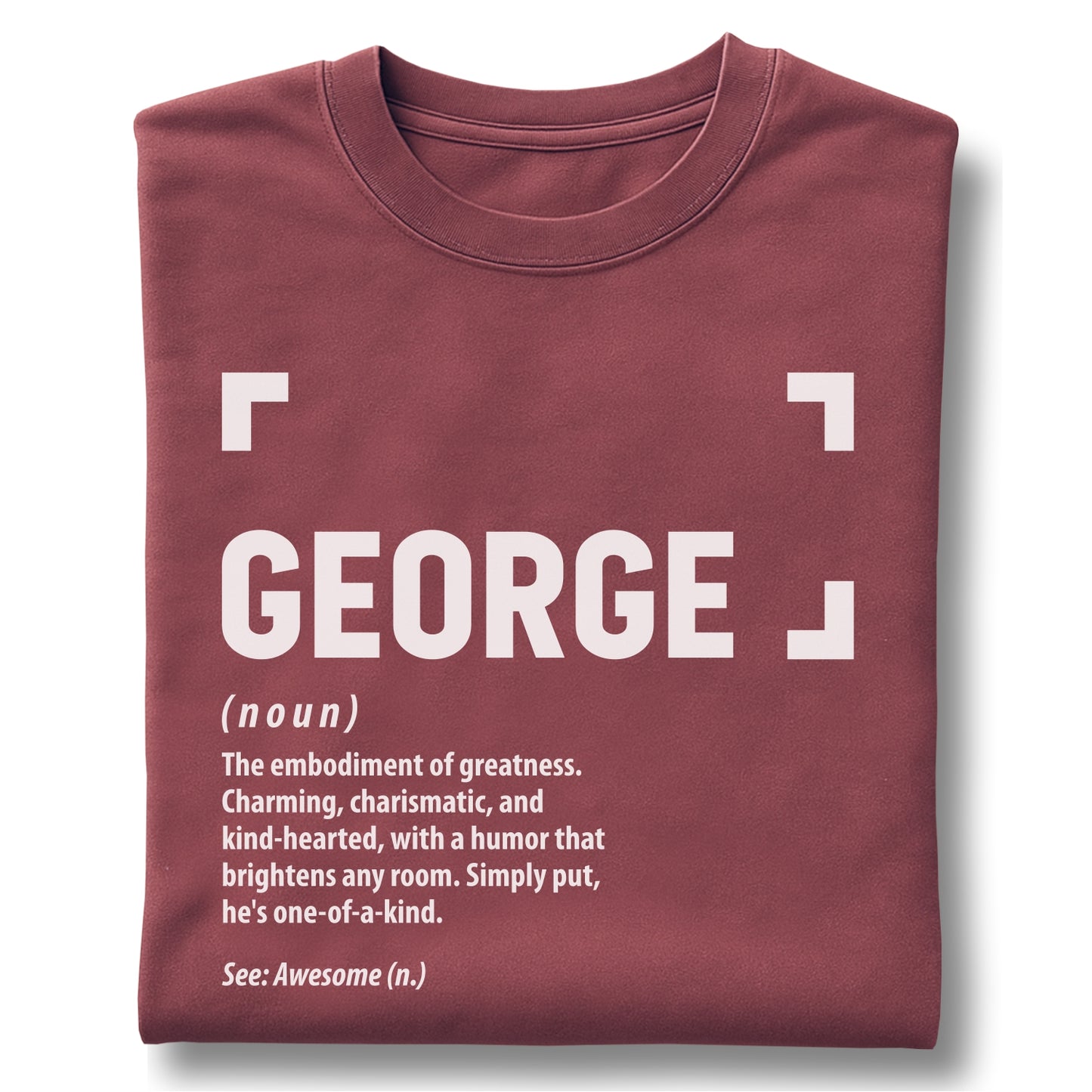 George Definition - Customizable Unisex garment-dyed heavyweight t-shirt