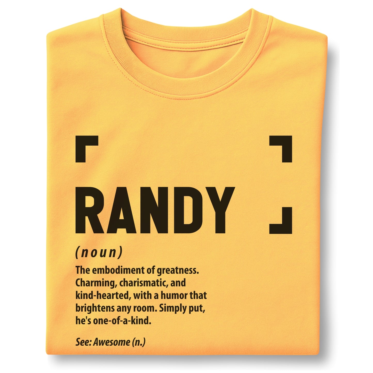Randy Definition - Customizable Unisex garment-dyed heavyweight t-shirt