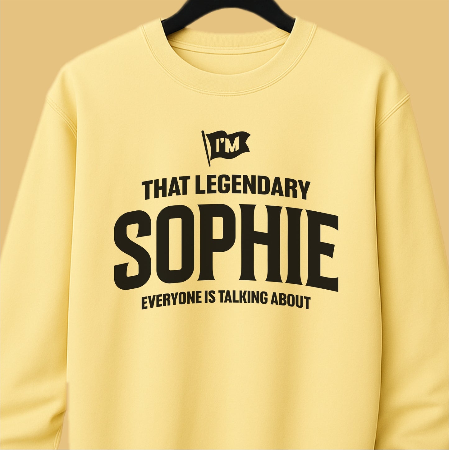 Legendary Sophie Everyone's Talking About Customizable unisex garment-dyed sweatshirt