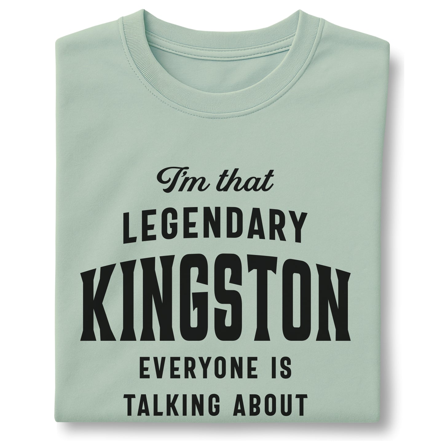 Legendary Kingston Everyone's Talking About Customizable Unisex garment-dyed heavyweight t-shirt