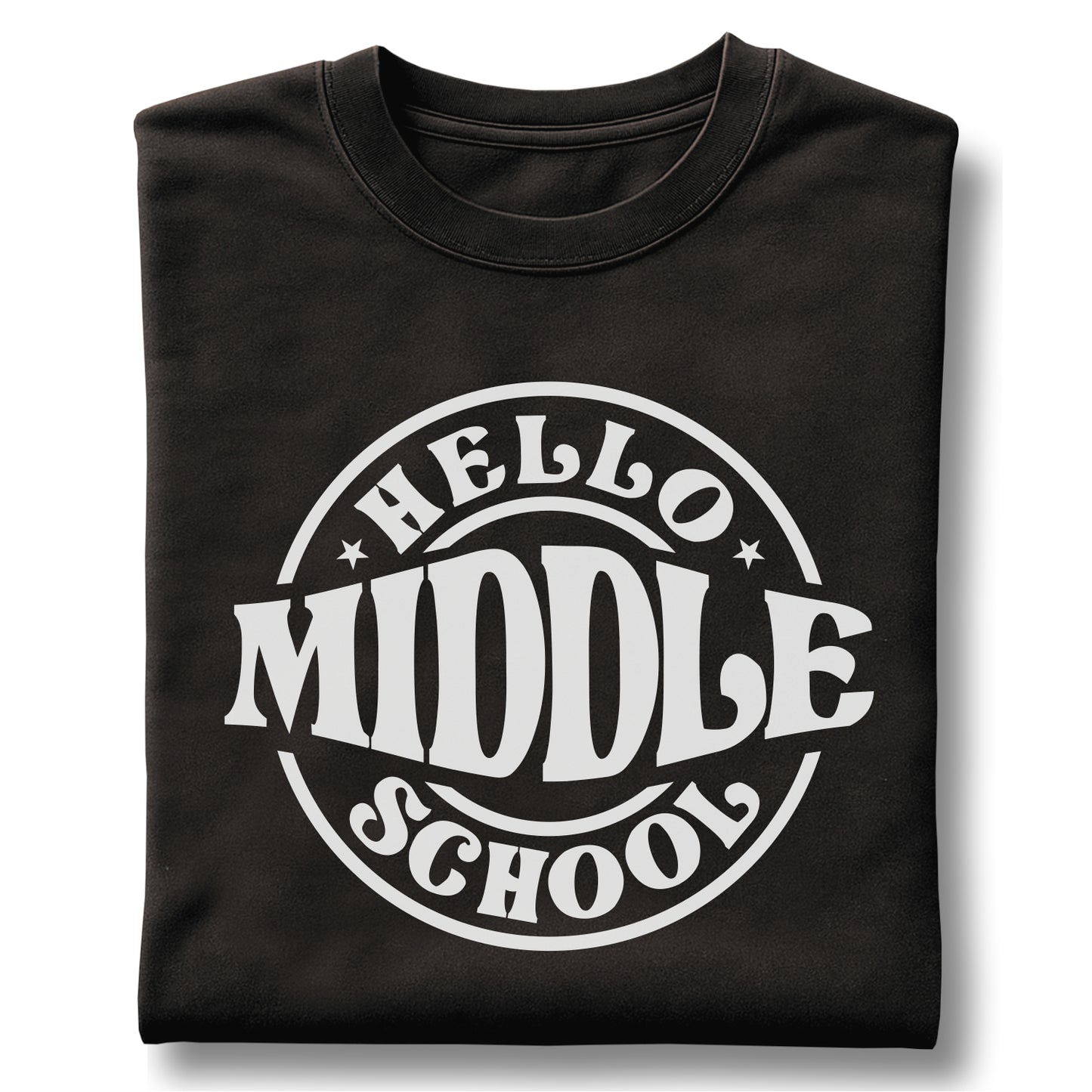 Hello Middle School - Customizable Unisex garment-dyed heavyweight t-shirt