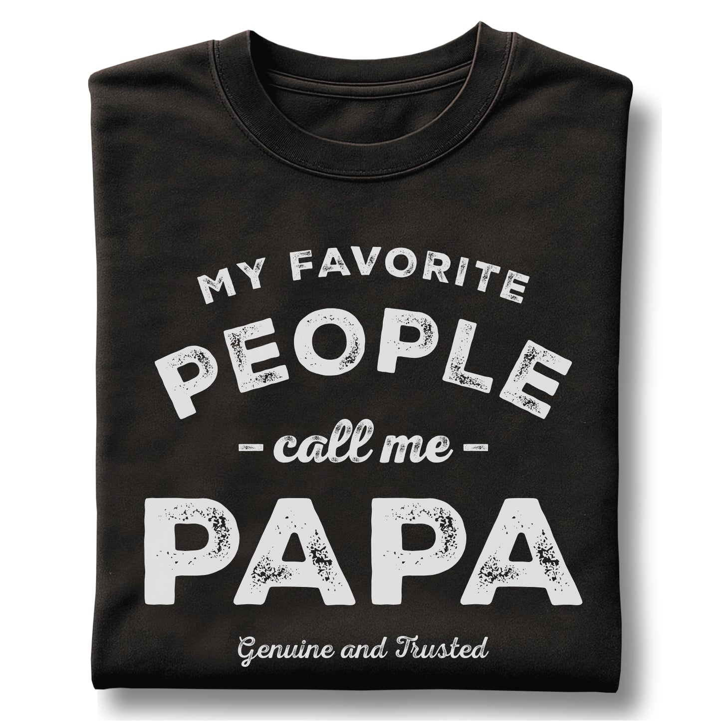 My Favorite People Call Me Papa - Customizable Unisex garment-dyed heavyweight t-shirt