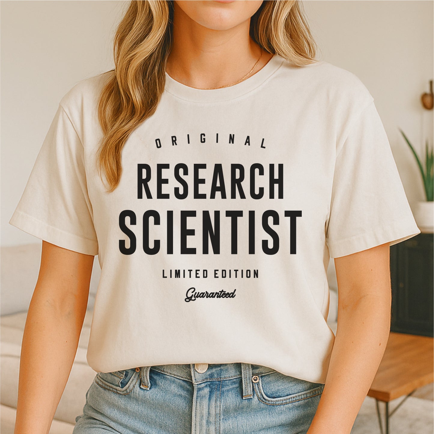 Research Scientist – Customizable unisex garment-dyed heavyweight t-shirt