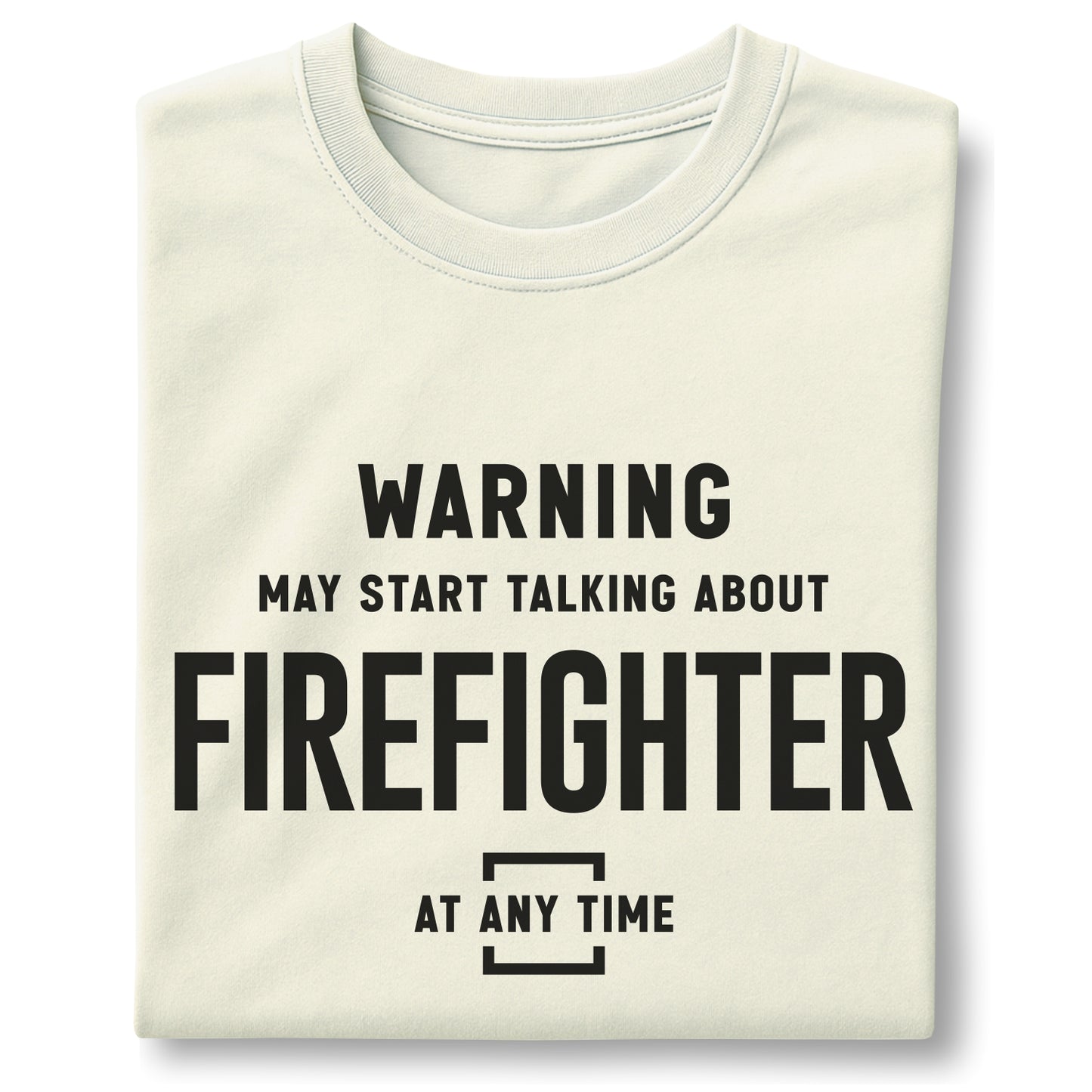 Warning May Start Talking About Firefighter – Customizable unisex garment-dyed heavyweight t-shirt