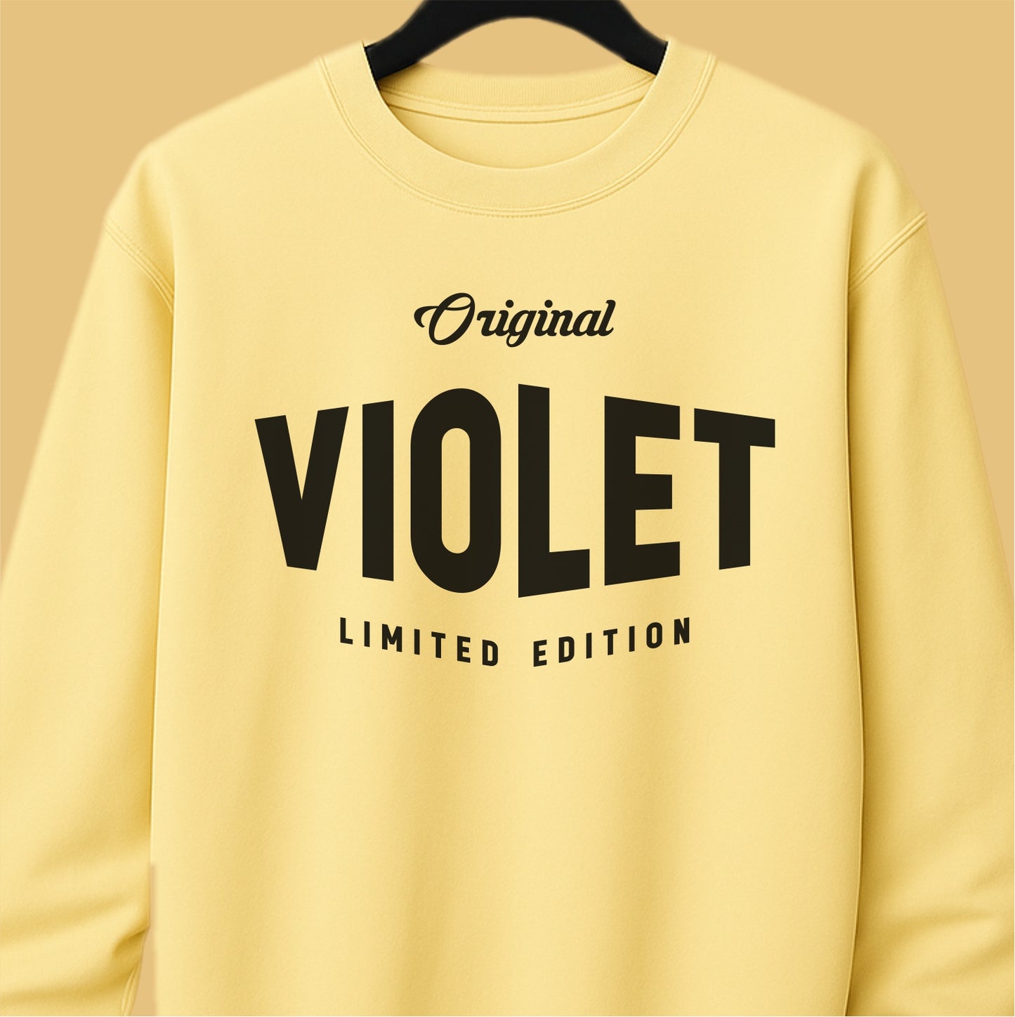 Original Violet Limited Edition Customizable unisex garment-dyed sweatshirt
