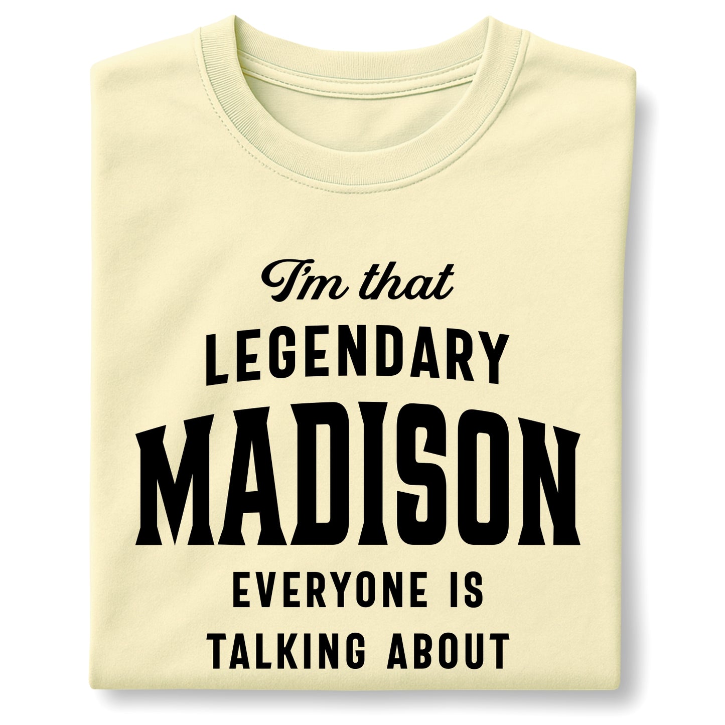 Legendary Madison Everyone's Talking About Customizable Unisex garment-dyed heavyweight t-shirt