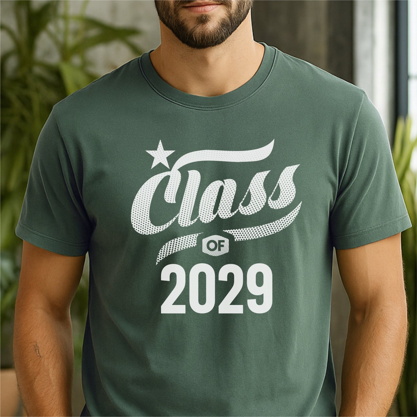 Class Of 2029 – Customizable Unisex garment-dyed heavyweight t-shirt