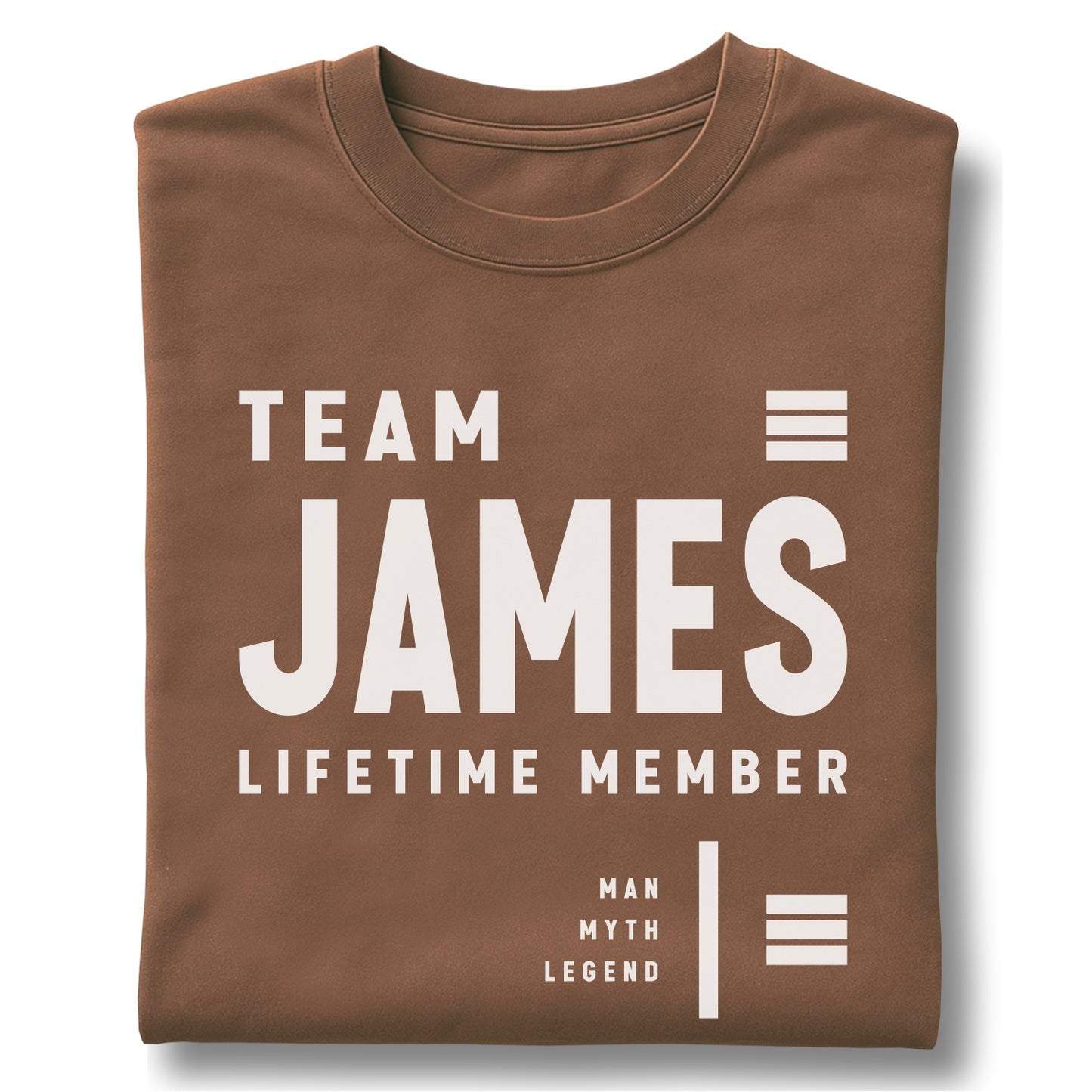 Team James Lifetime Member Customizable Unisex garment-dyed heavyweight t-shirt