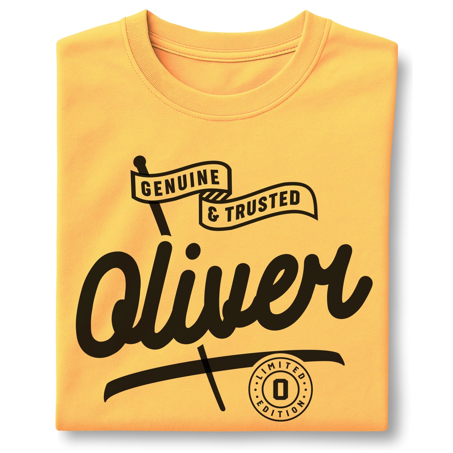 Oliver - Genuine and Trusted Customizable Unisex garment-dyed heavyweight t-shirt