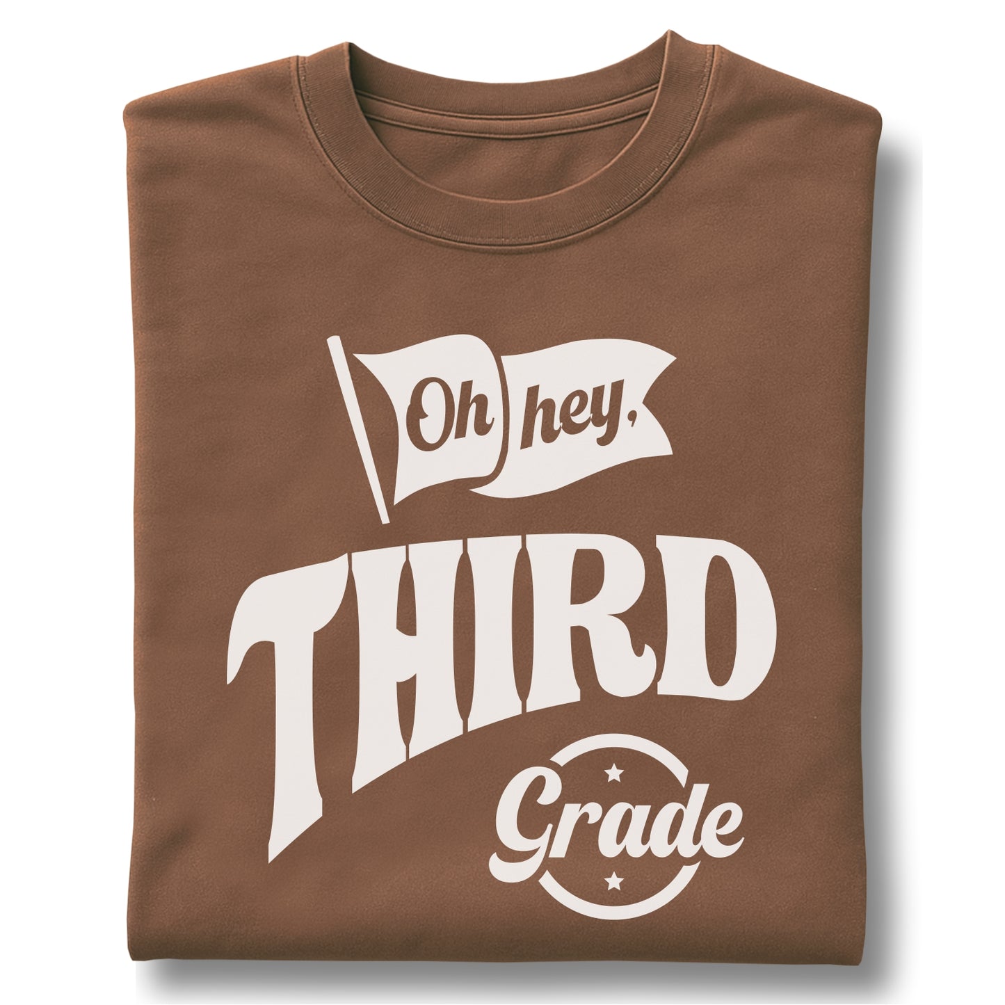 Oh Hey, Third Grade - Customizable Unisex garment-dyed heavyweight t-shirt