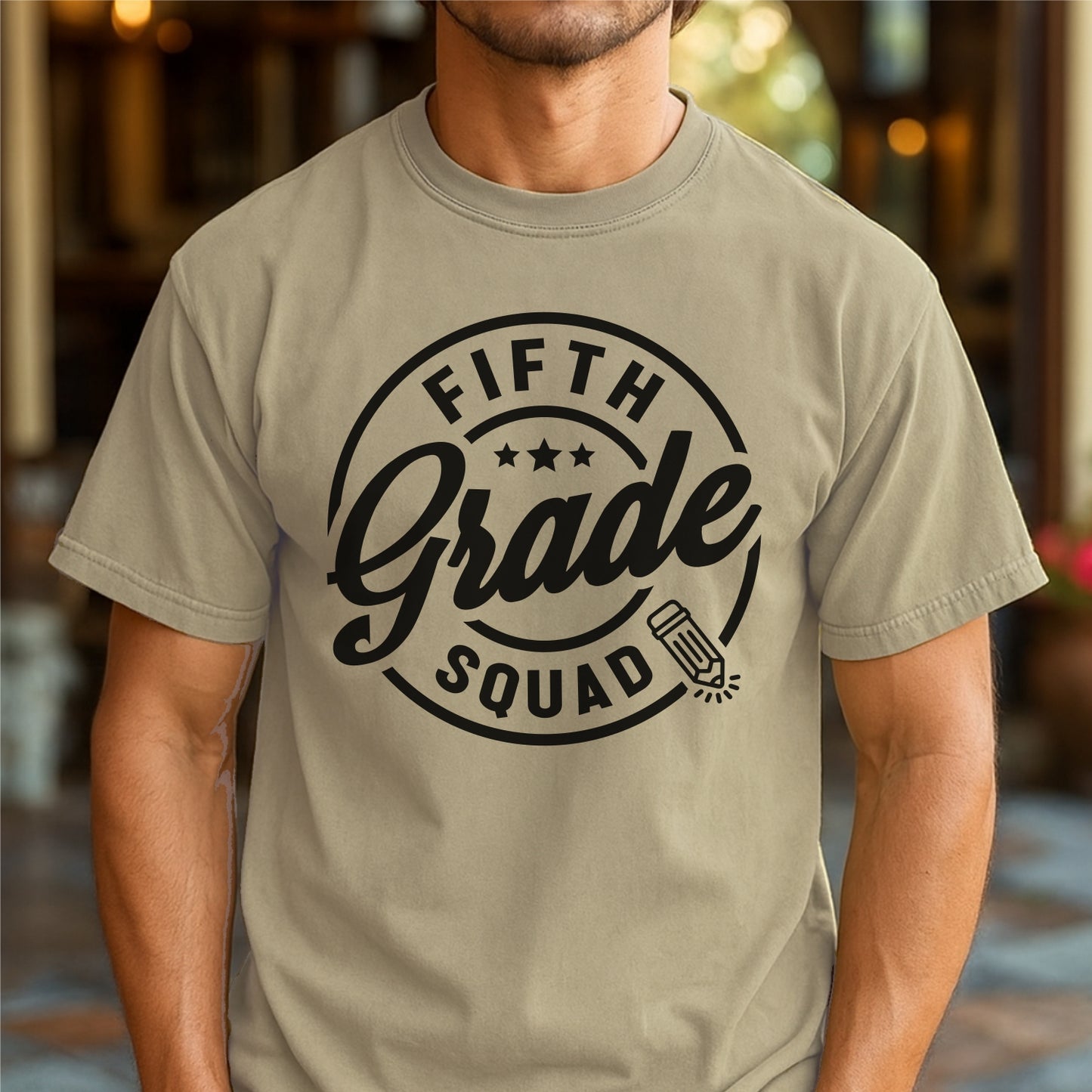 Fifth Grade Squad - Customizable Unisex garment-dyed heavyweight t-shirt