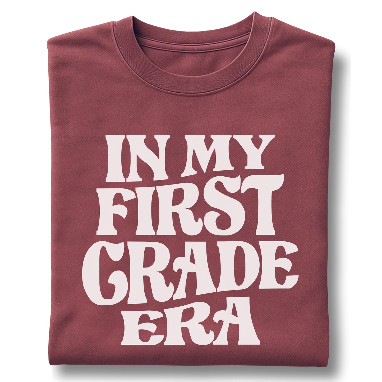 In My First Grade Era - Customizable Unisex garment-dyed heavyweight t-shirt