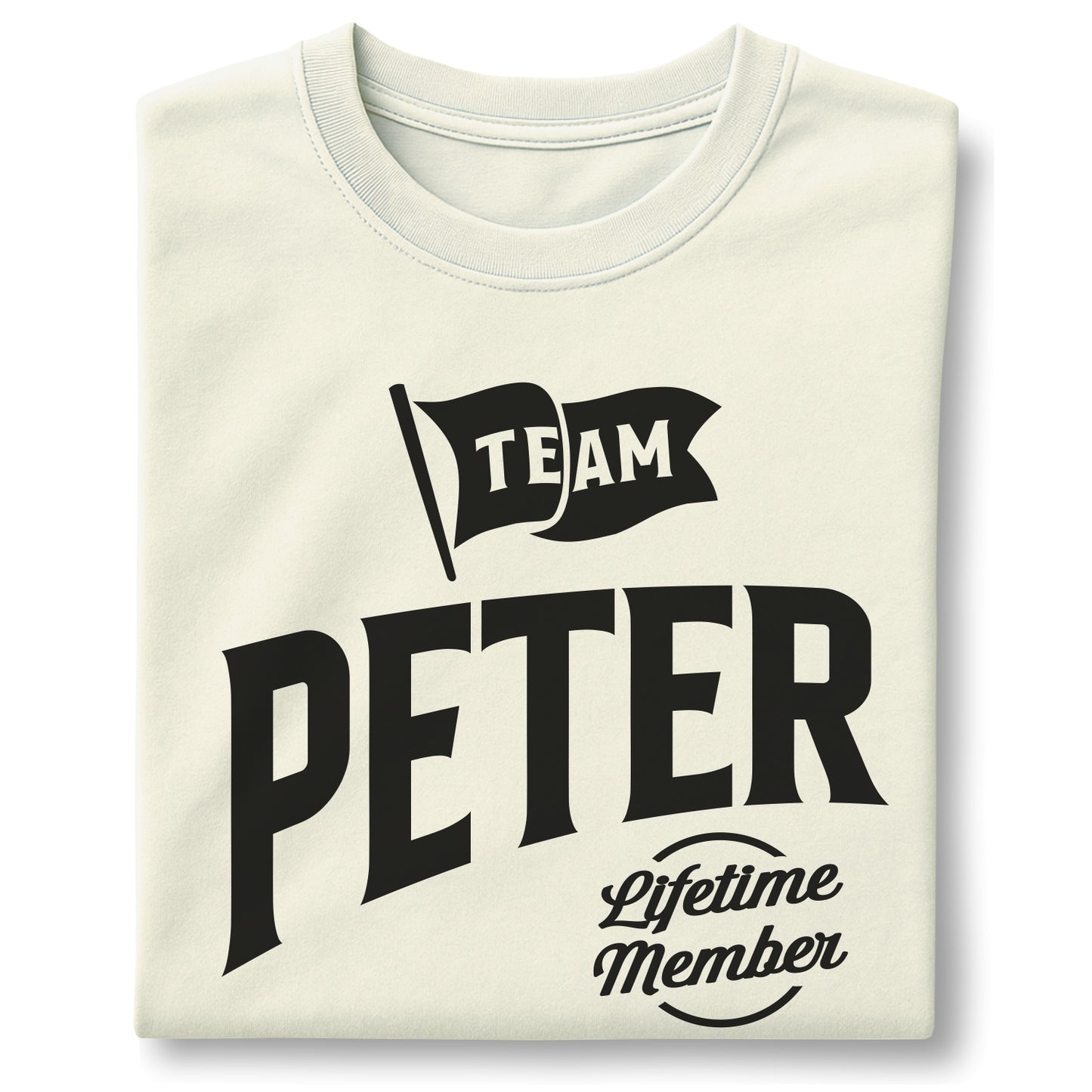 Team Peter Lifetime Member Customizable Unisex garment-dyed heavyweight t-shirt