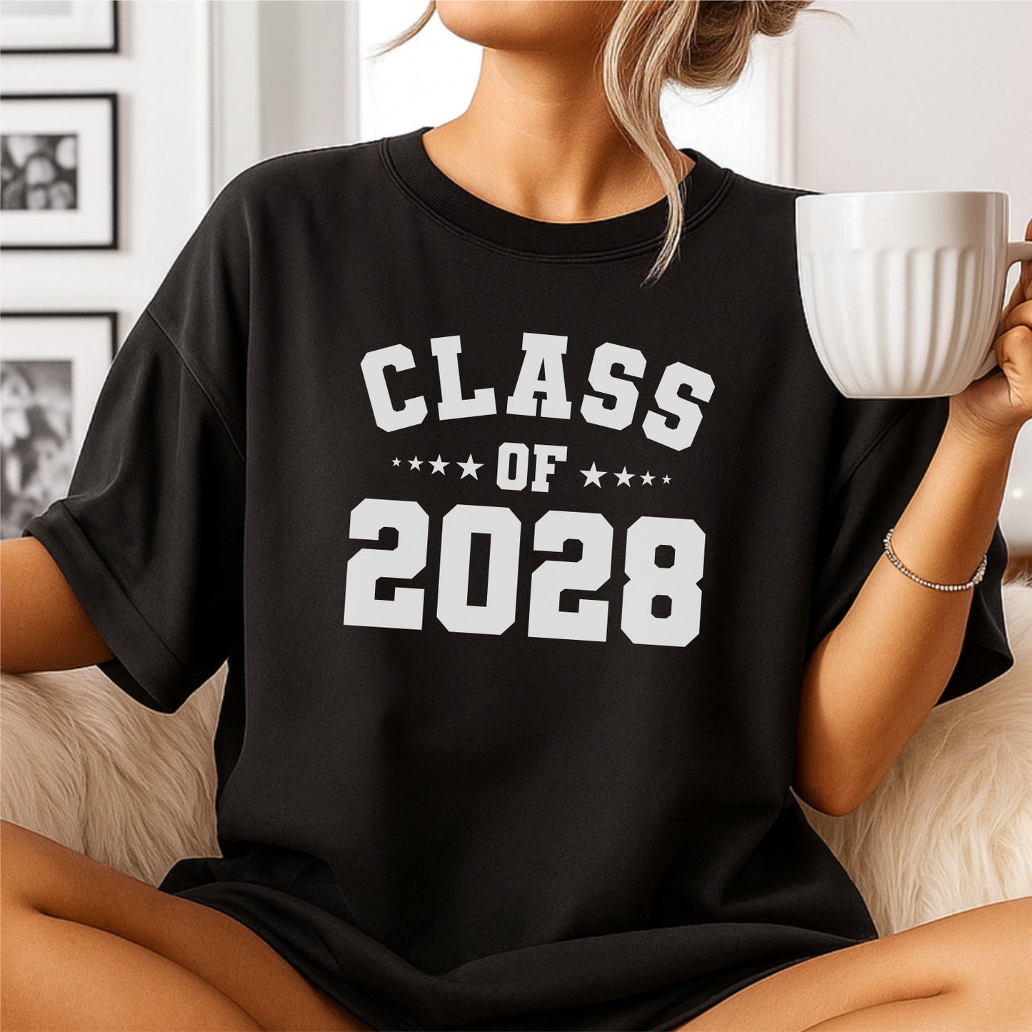 Class Of 2028 Graduation – Customizable Unisex garment-dyed heavyweight t-shirt