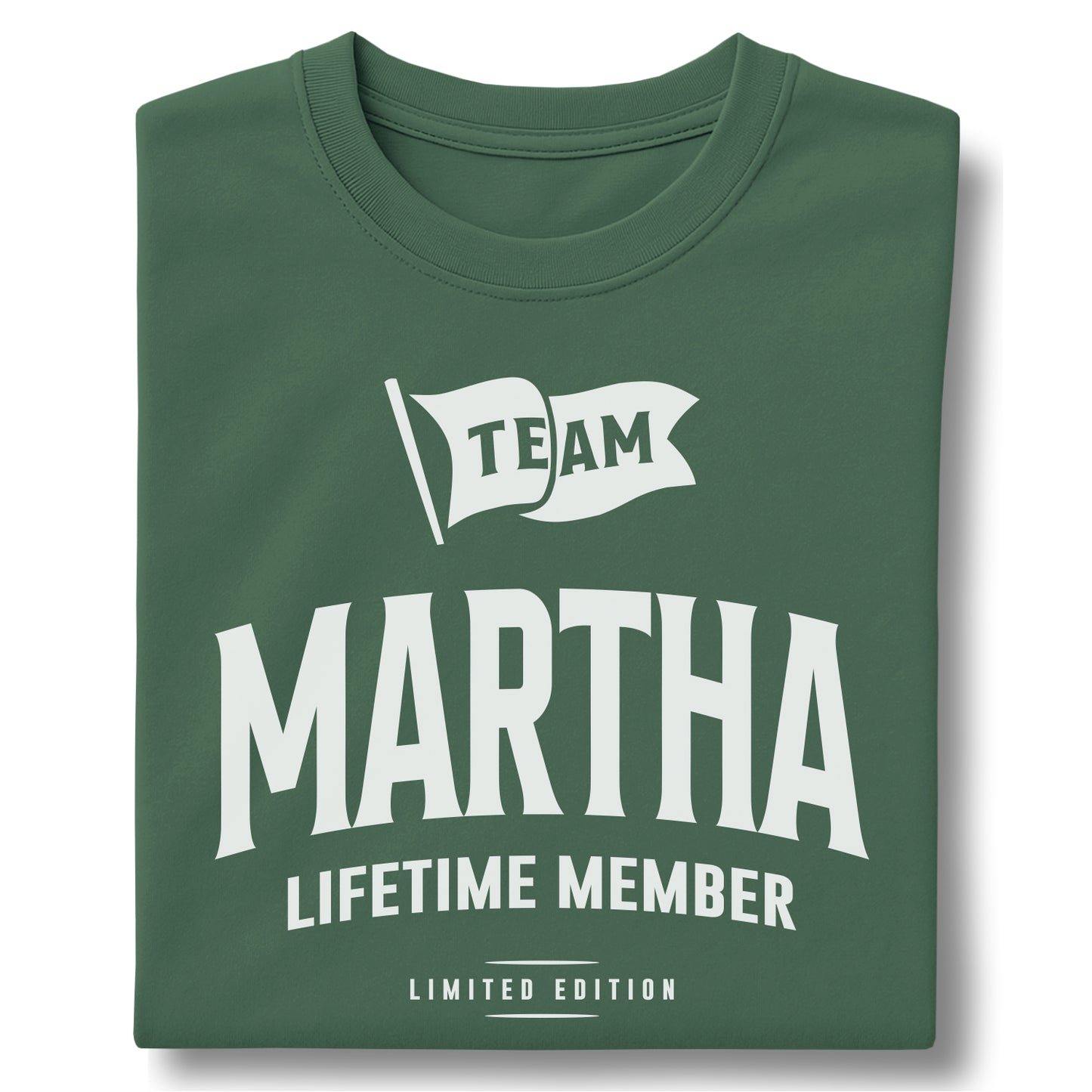 Team Martha Lifetime Member Customizable Unisex garment-dyed heavyweight t-shirt