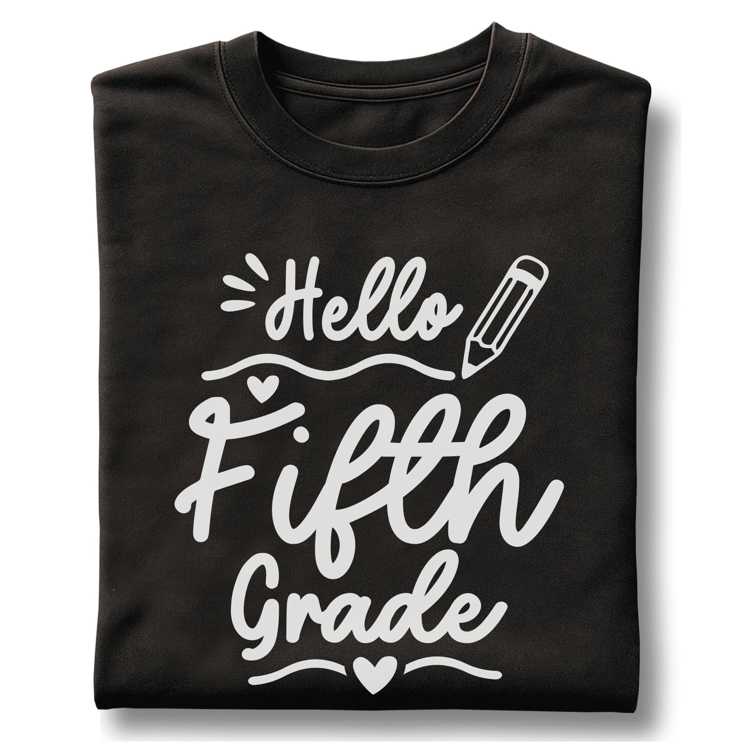Hello Fifth Grade - Customizable Unisex garment-dyed heavyweight t-shirt