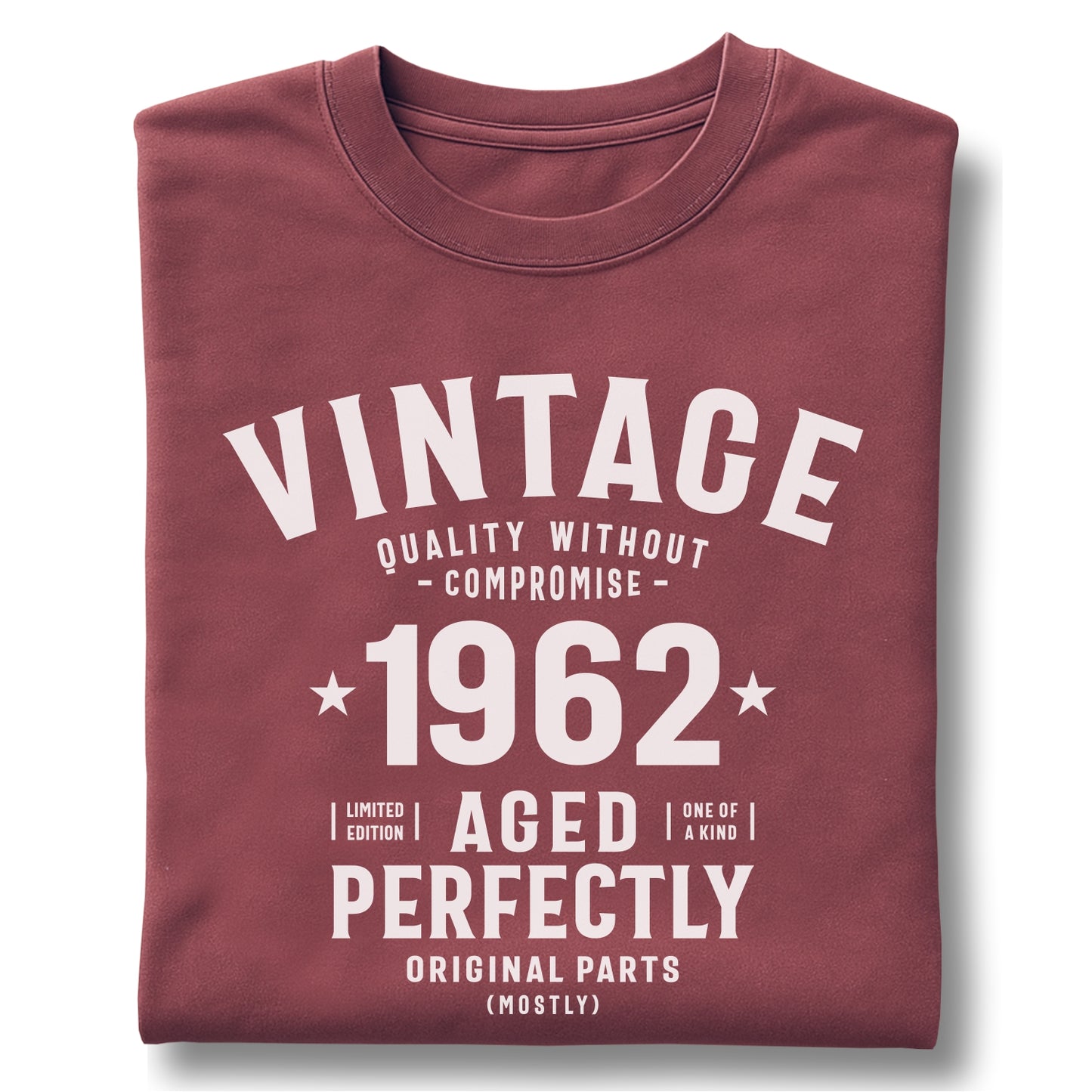 Vintage 1962 Aged Perfectly - Customizable Unisex garment-dyed heavyweight t-shirt
