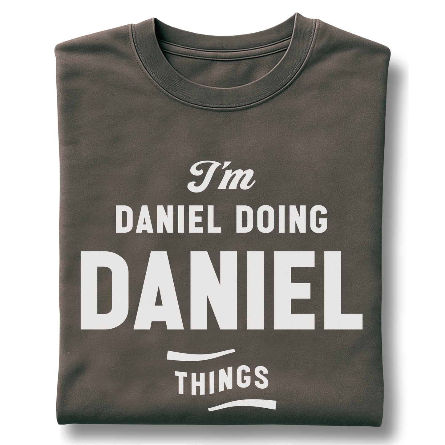 I'm Daniel Doing Daniel Thing Customizable Unisex garment-dyed heavyweight t-shirt