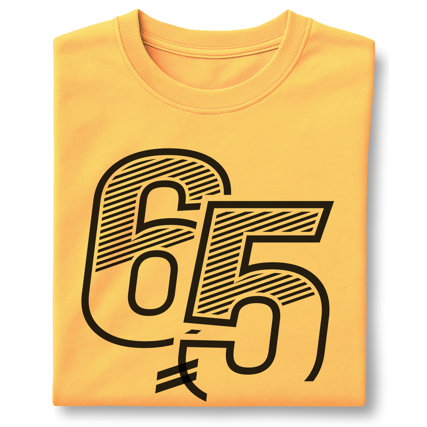 65 Years - Number 65 - Customizable unisex garment-dyed heavyweight t-shirt