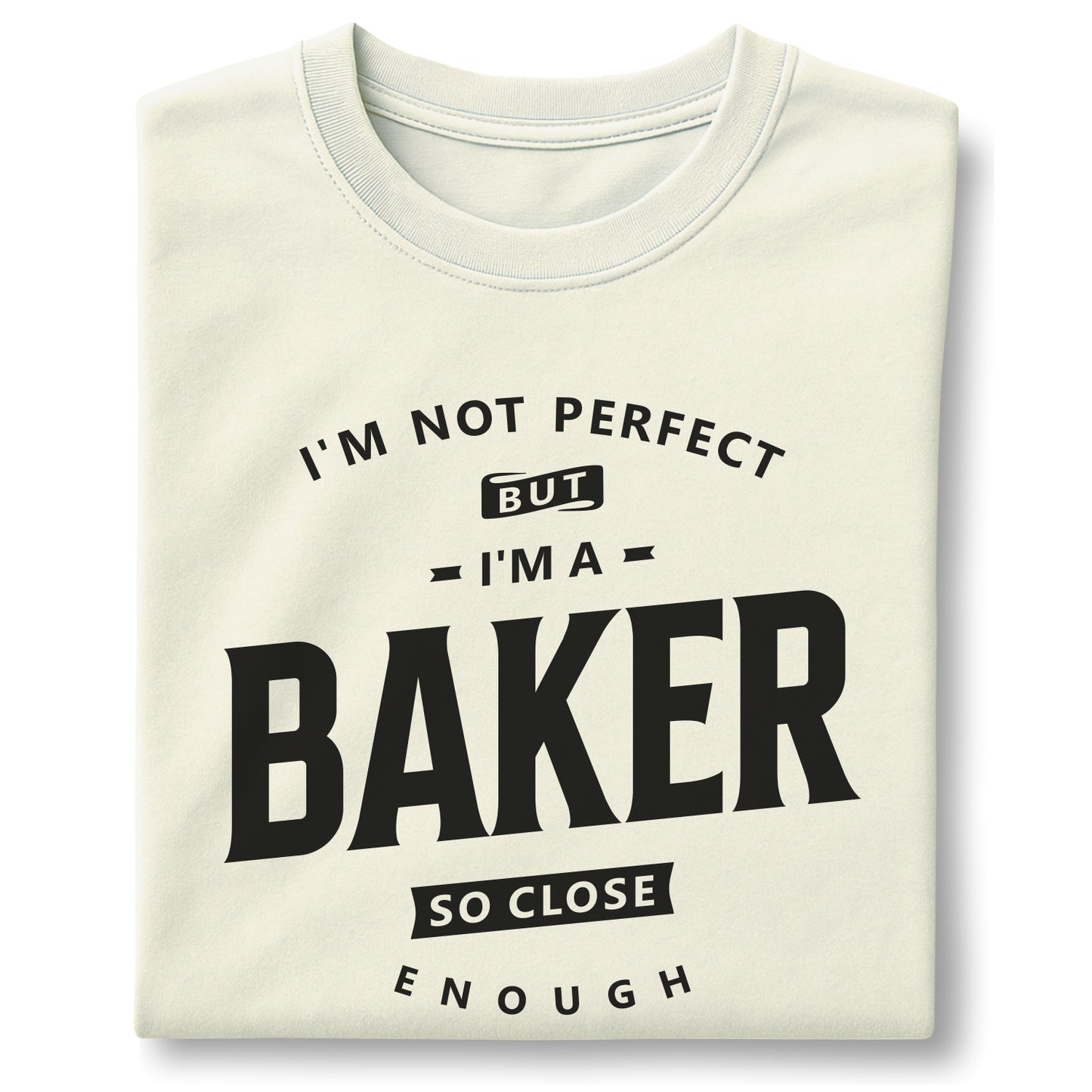 Baker Funny Imperfect But Awesome - Customizable unisex garment-dyed heavyweight t-shirt