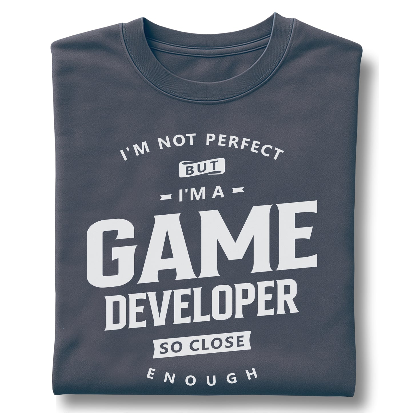 Game Developer Funny Imperfect But Awesome - Customizable unisex garment-dyed heavyweight t-shirt