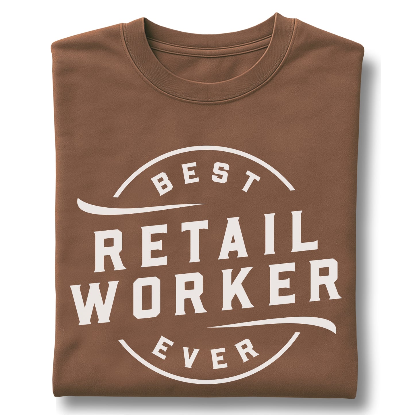 Best Retail Worker Ever Funny Job - Customizable unisex garment-dyed heavyweight t-shirt