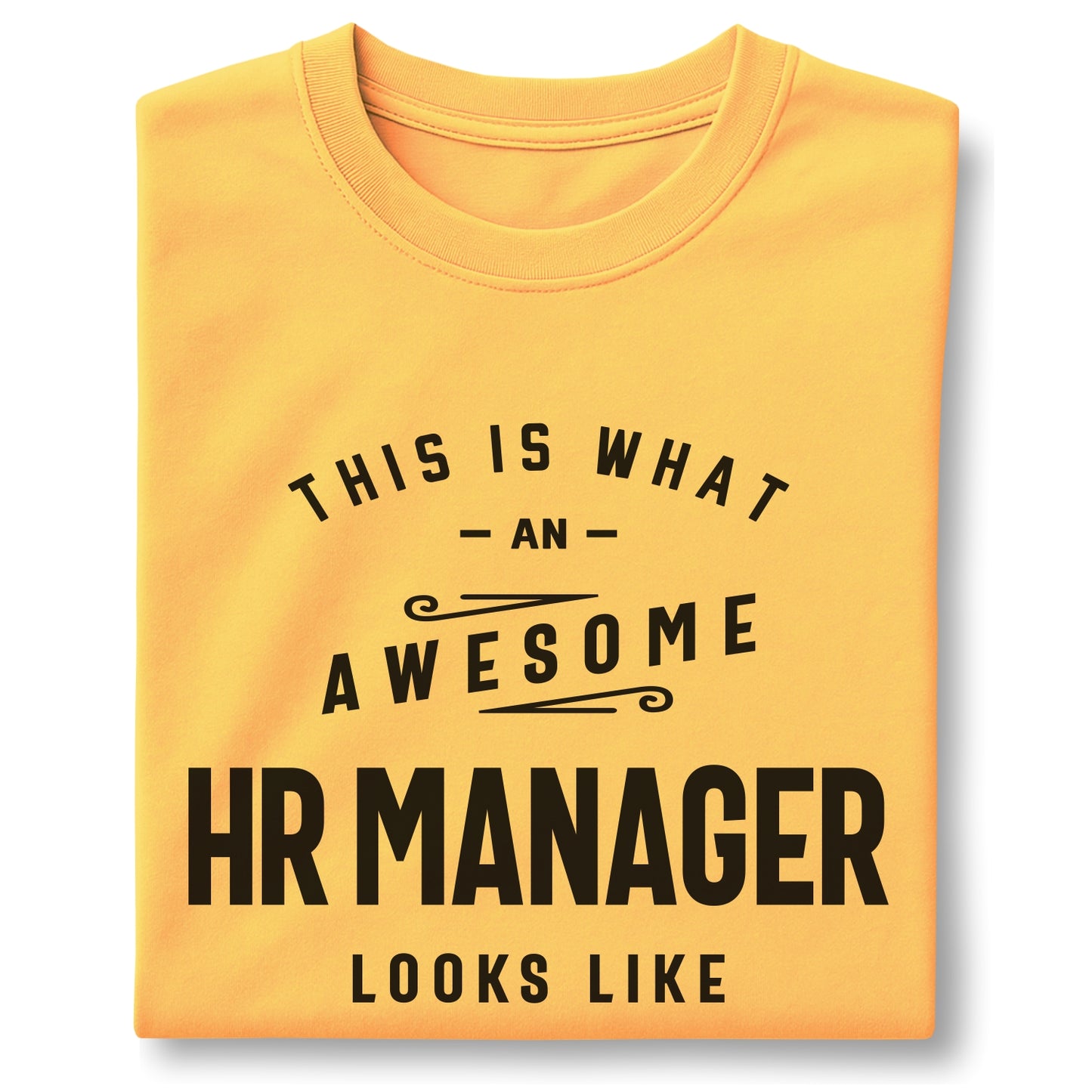 Awesome HR Manager Funny Quote - Customizable unisex garment-dyed heavyweight t-shirt
