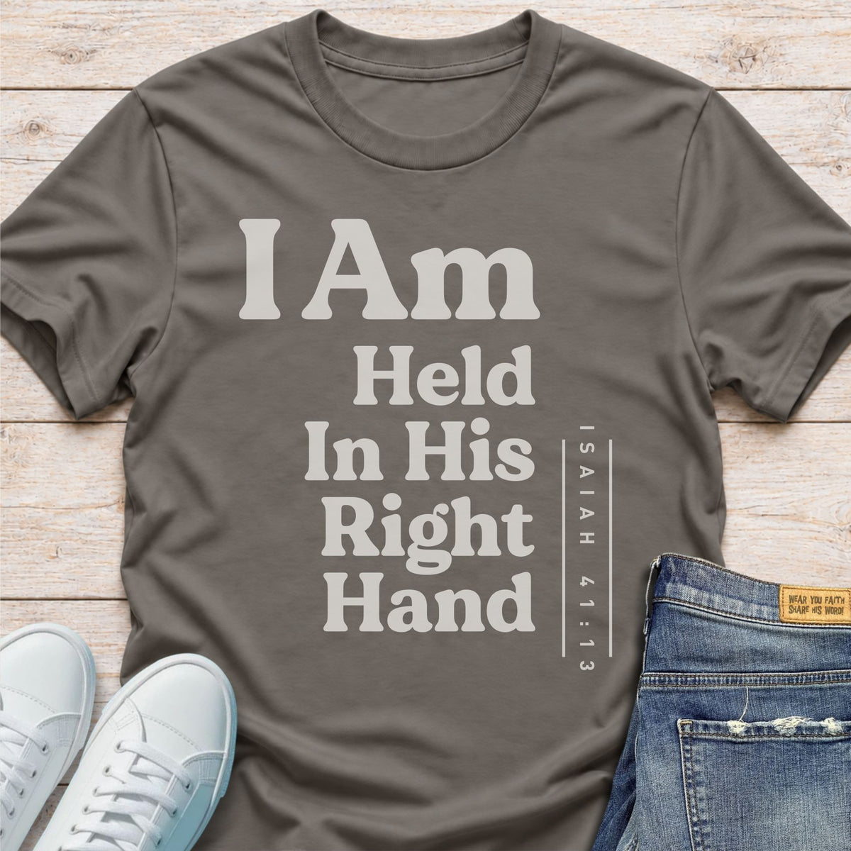 Held in His Right Hand T-Shirt