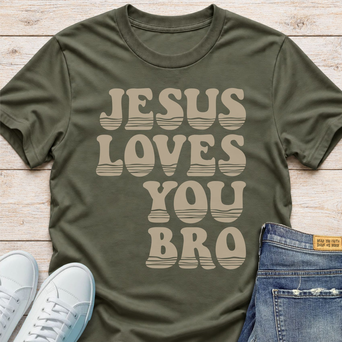 Jesus Loves You, Bro T-Shirt