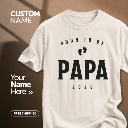 Custom Papa T-shirt