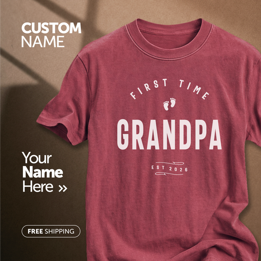 Custom Grandpa T-Shirt